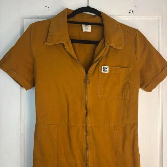 Lucy and Yak Mustard Ragan Jumpsuit - Picture 5 of 5